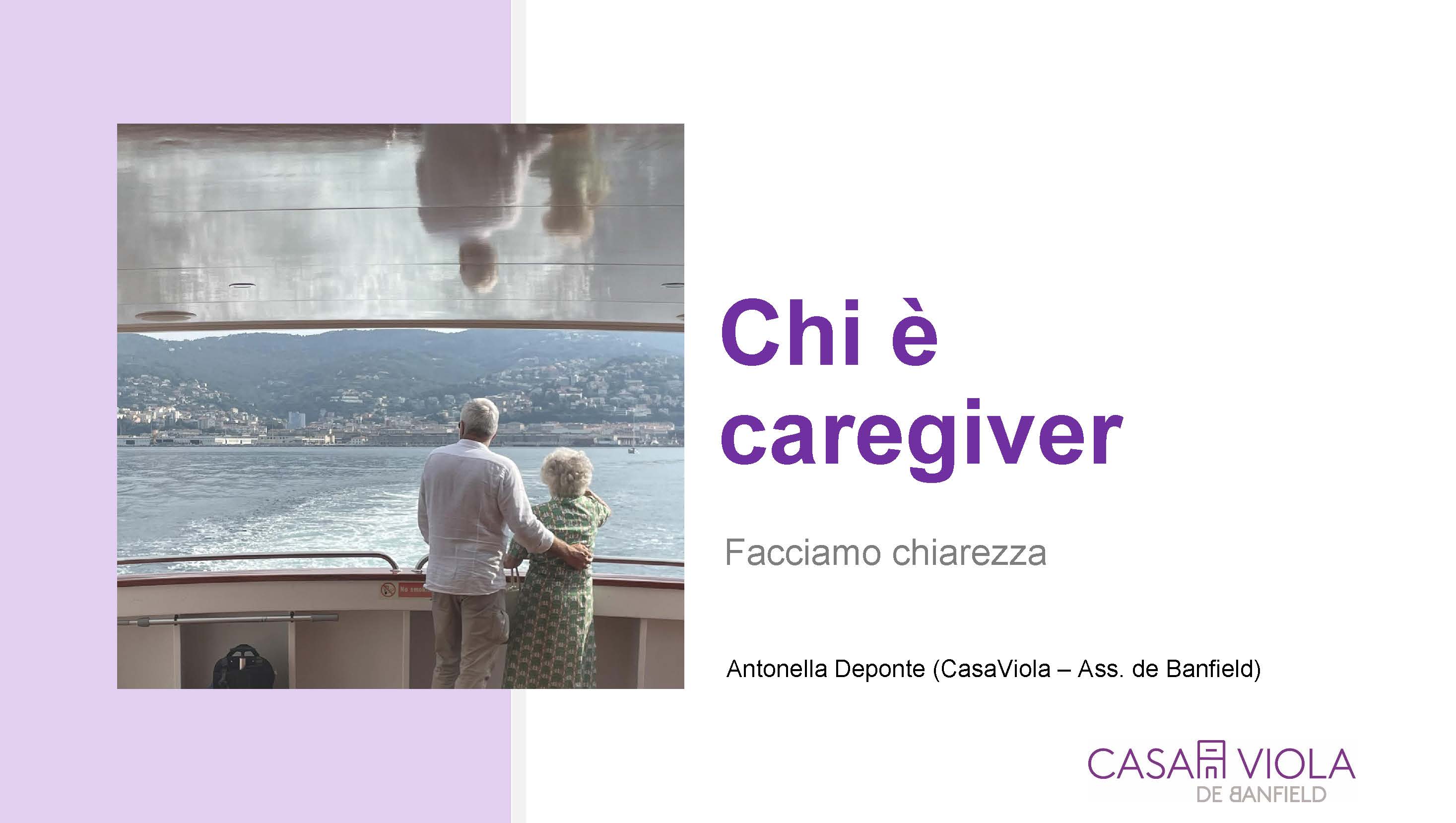 Chi è caregiver, facciamo chiarezza - 1° incontro