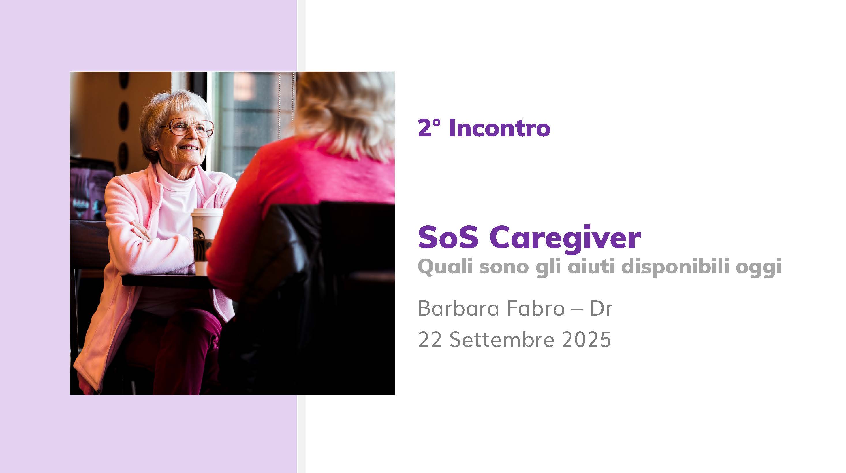 SOS Caregiver - 2° incontro